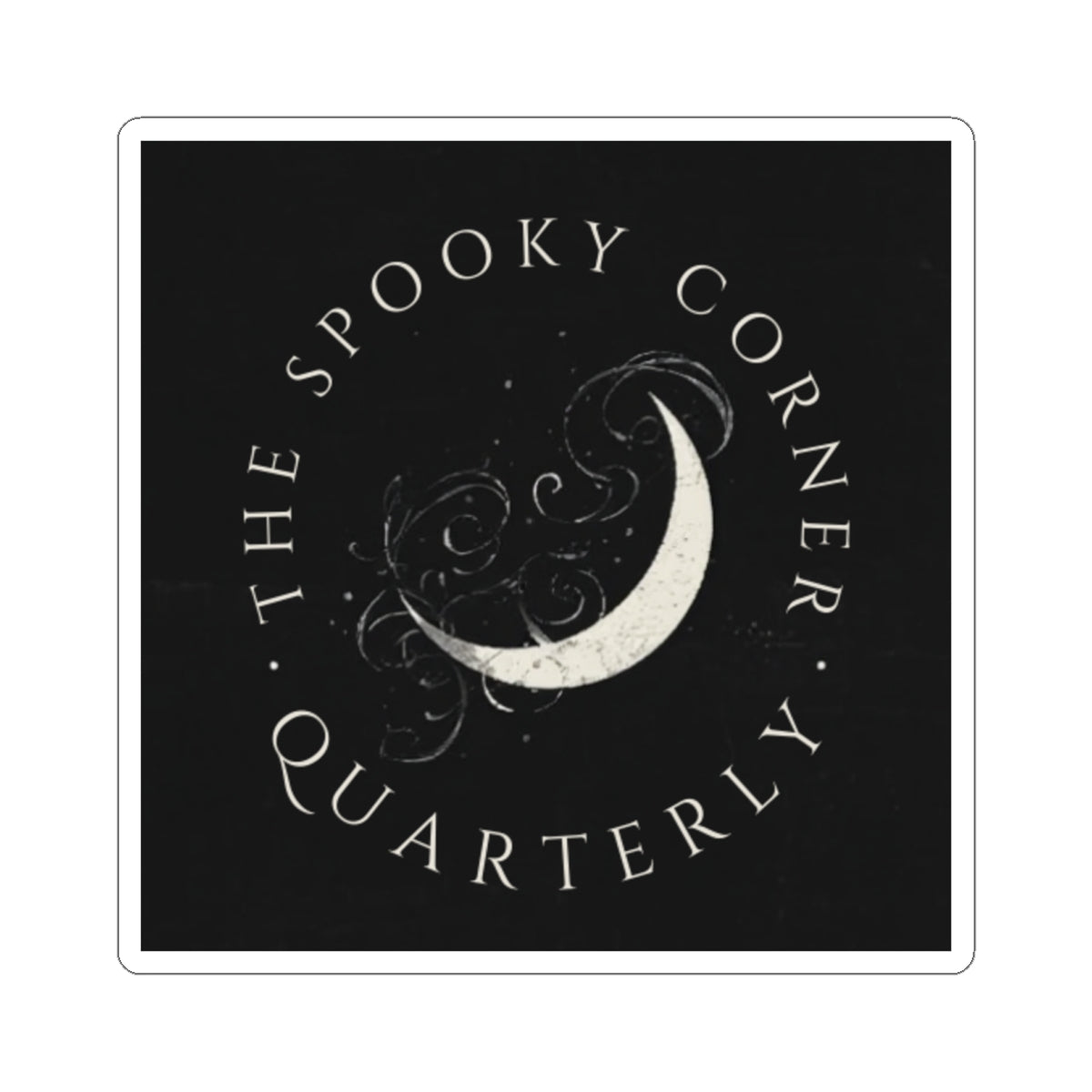 Spooky Corner Quarterly Moon Sticker