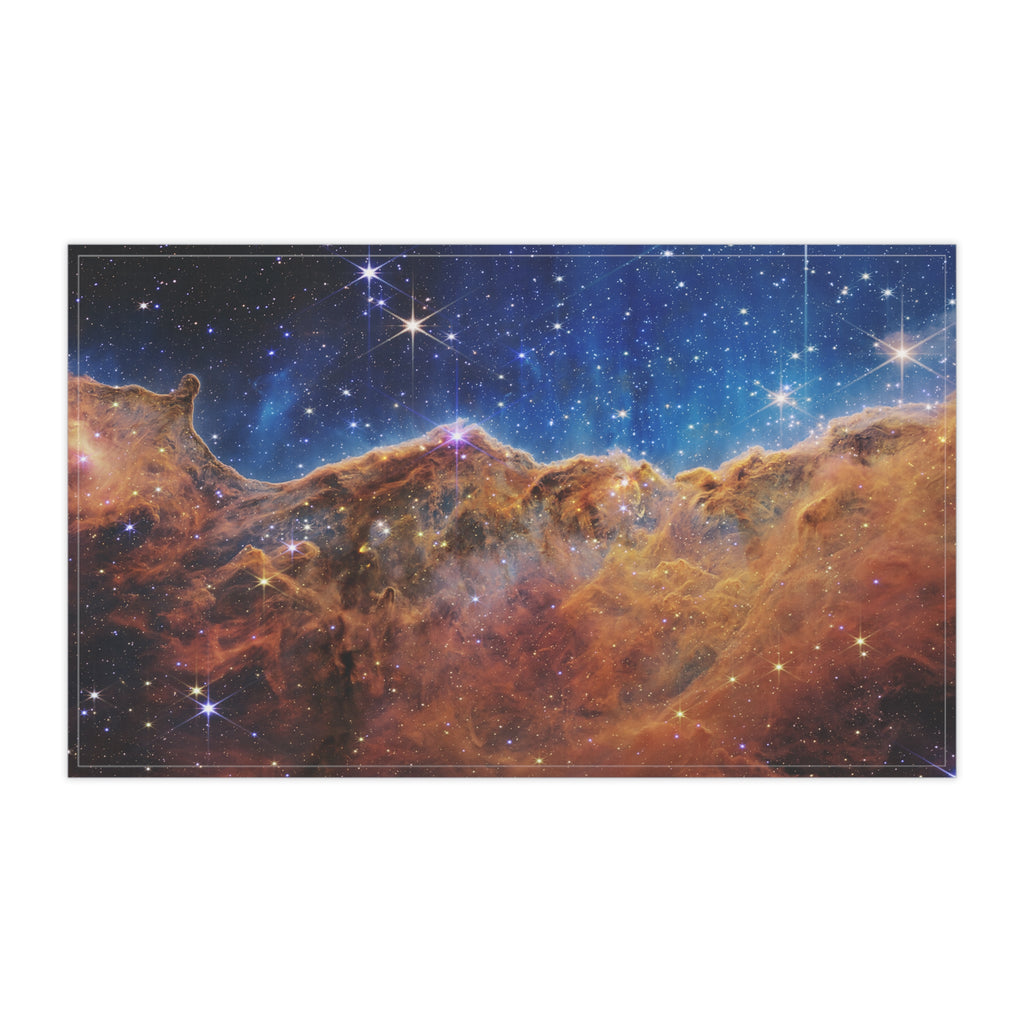 Cosmic Nebula Tea Towel — Space Galaxy Kitchen Towels