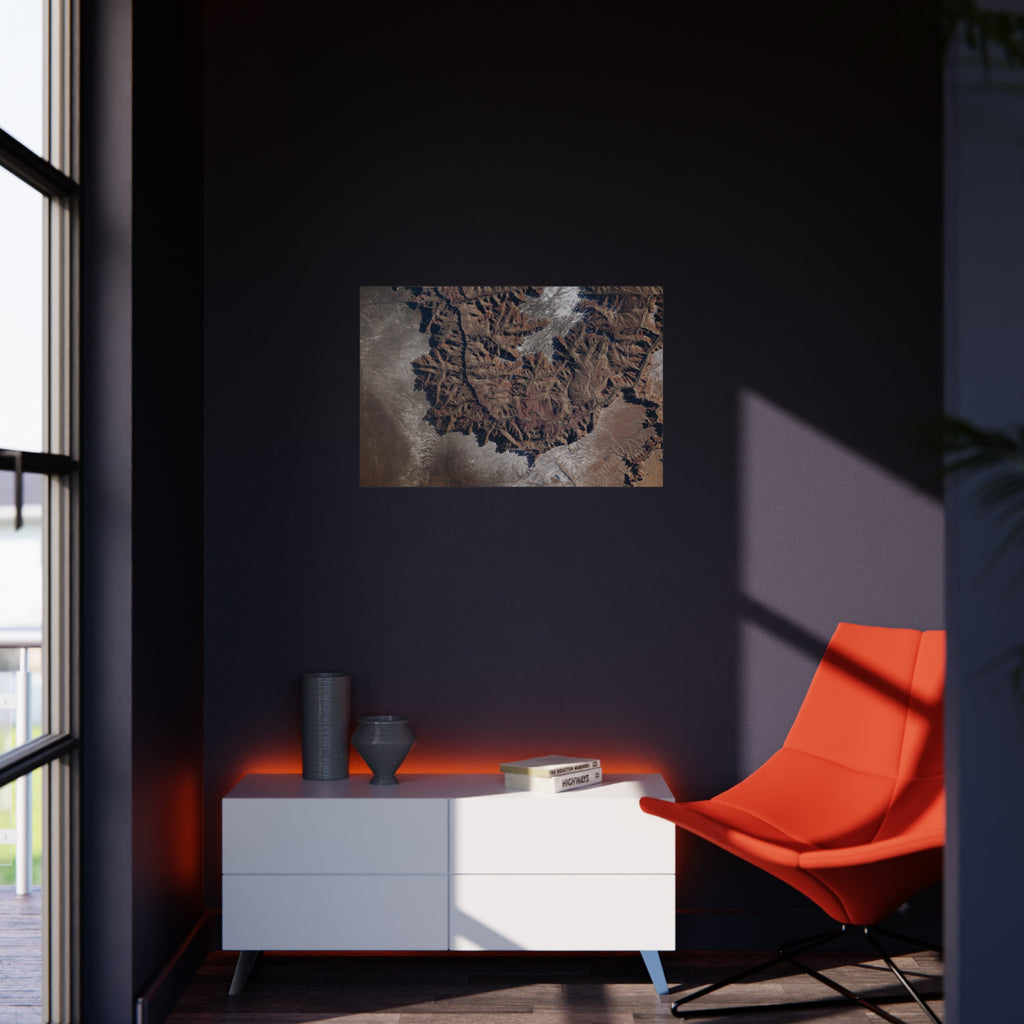 Grand Canyon Aerial Photo Foam Board – Earthscape Wall Art