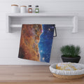 Cosmic Nebula Tea Towel — Space Galaxy Kitchen Towels