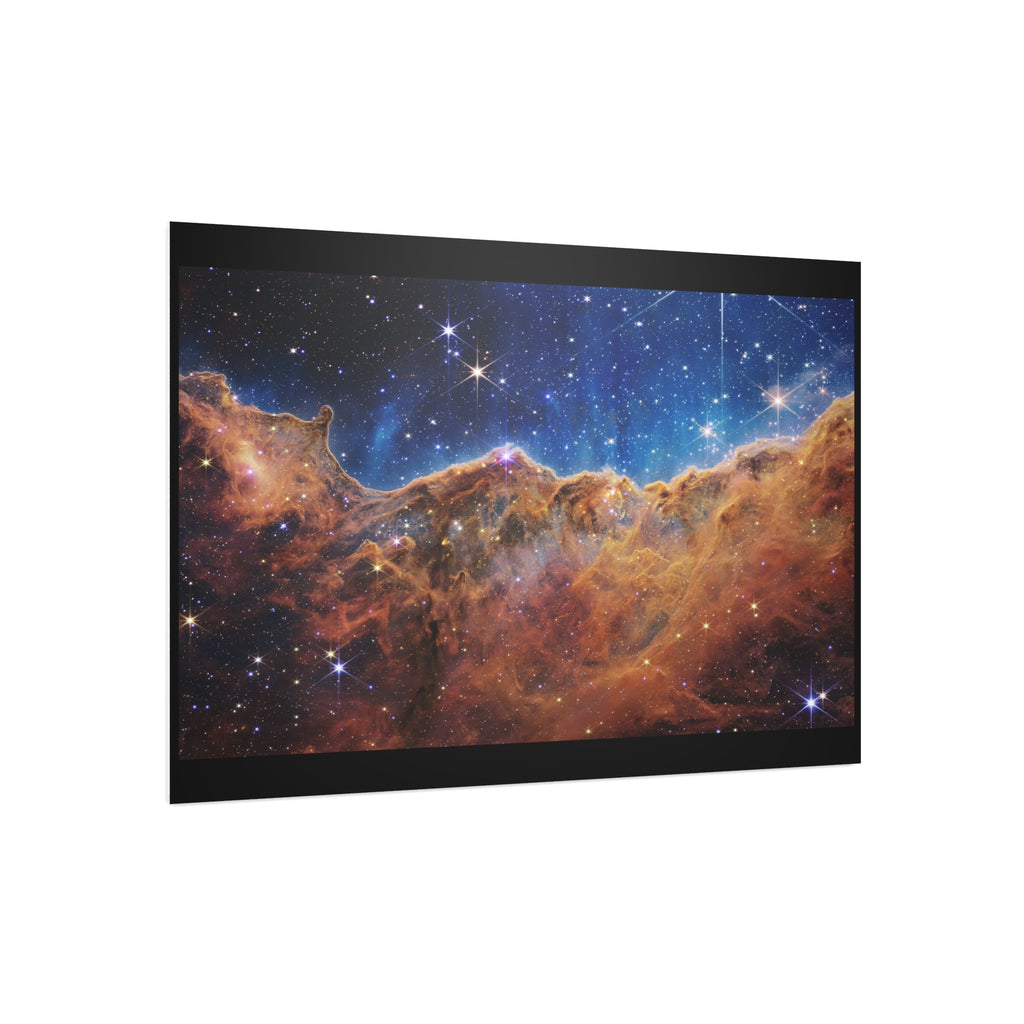 Space Nebula Foam Board Print – Cosmic Starscape Wall Art