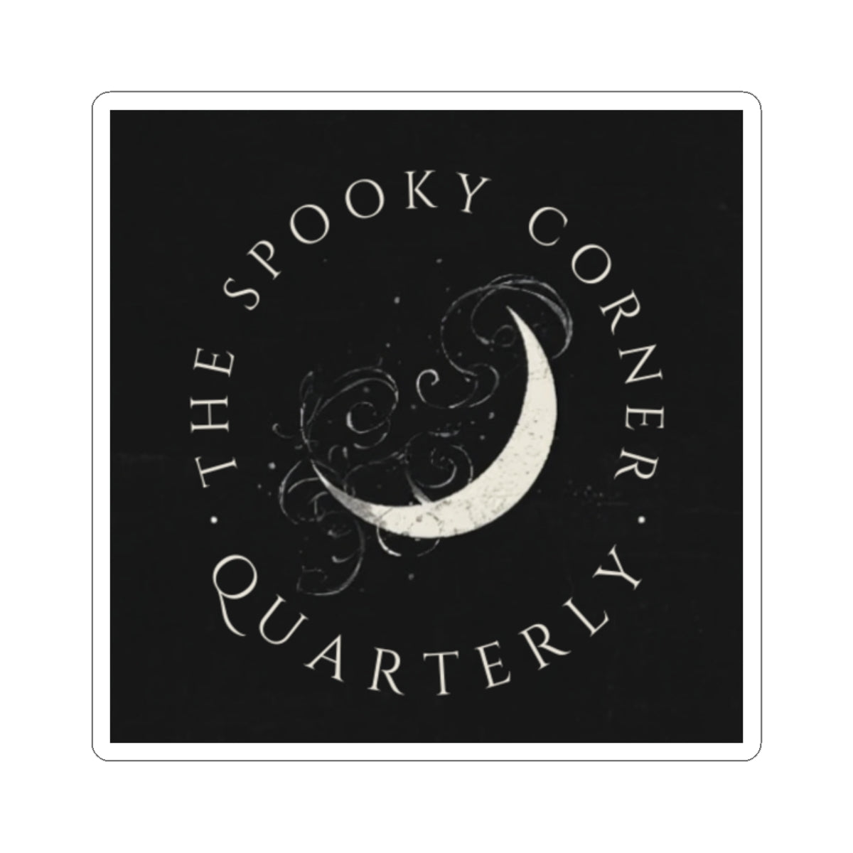 Spooky Corner Quarterly Moon Sticker