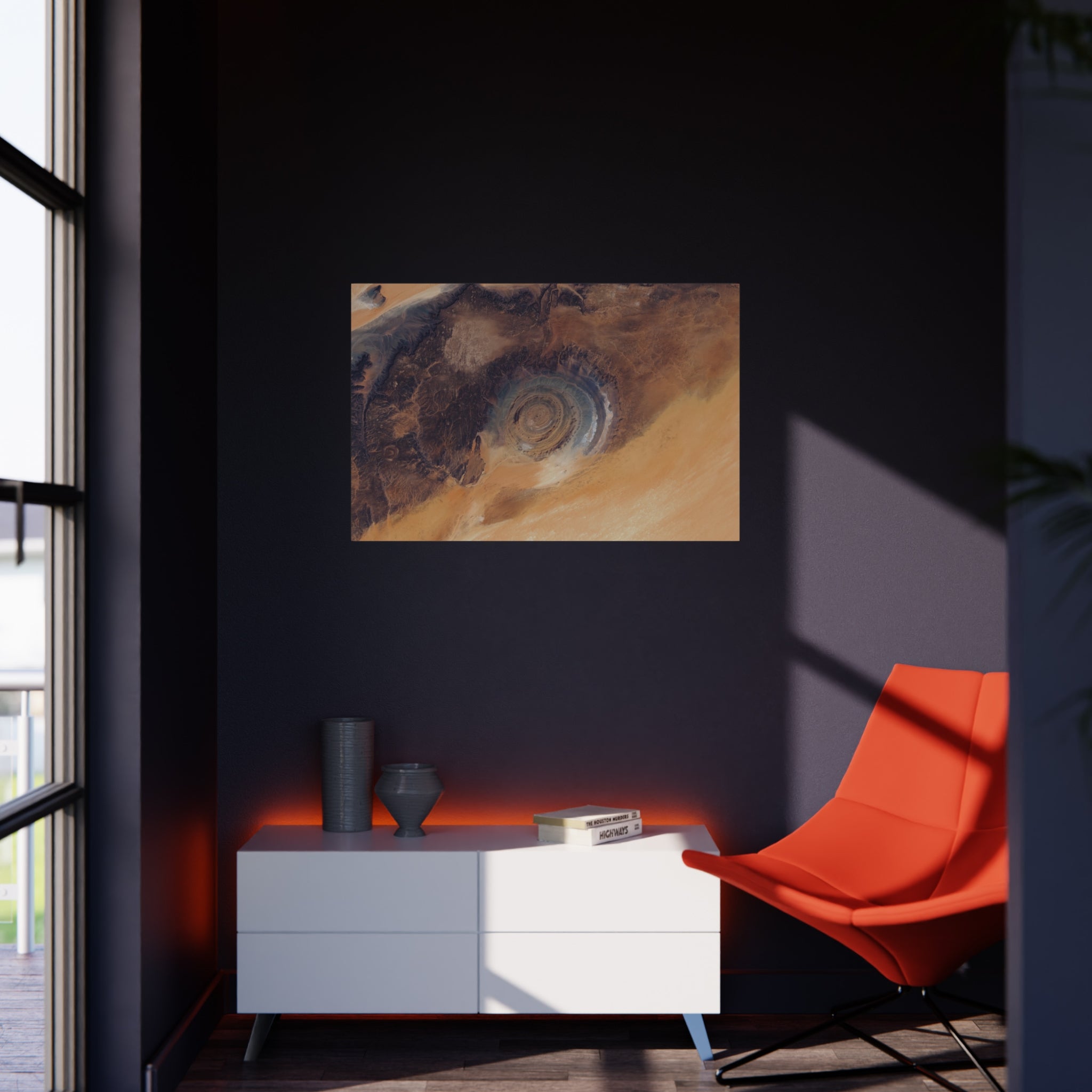Desert Eye Aerial Art Foam Board