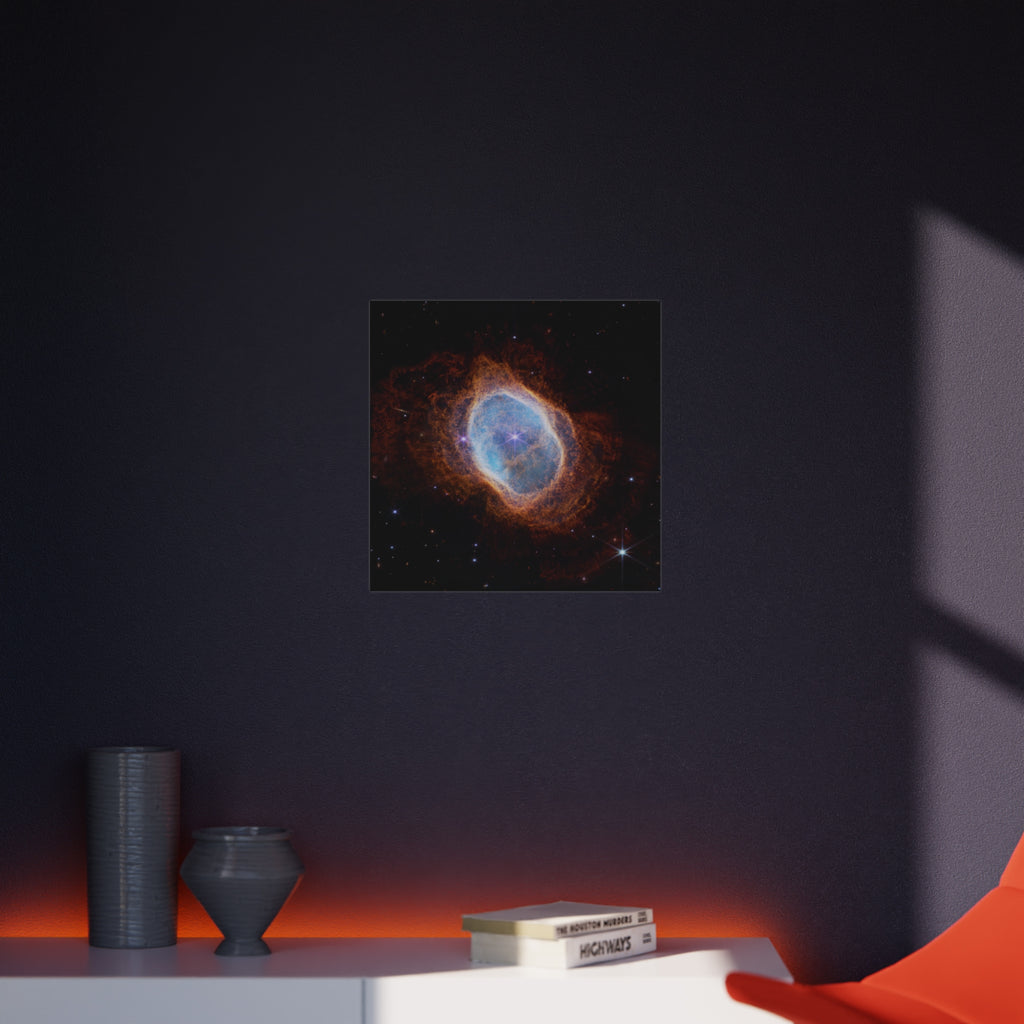 Nebula Space Foam Board - Colorful Planetary Nebula Wall Art