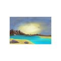 Foam Board - Tranquil Lakeside Sunrise Landscape Wall Art