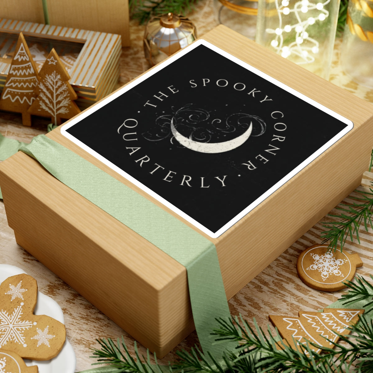 Spooky Corner Quarterly Moon Sticker