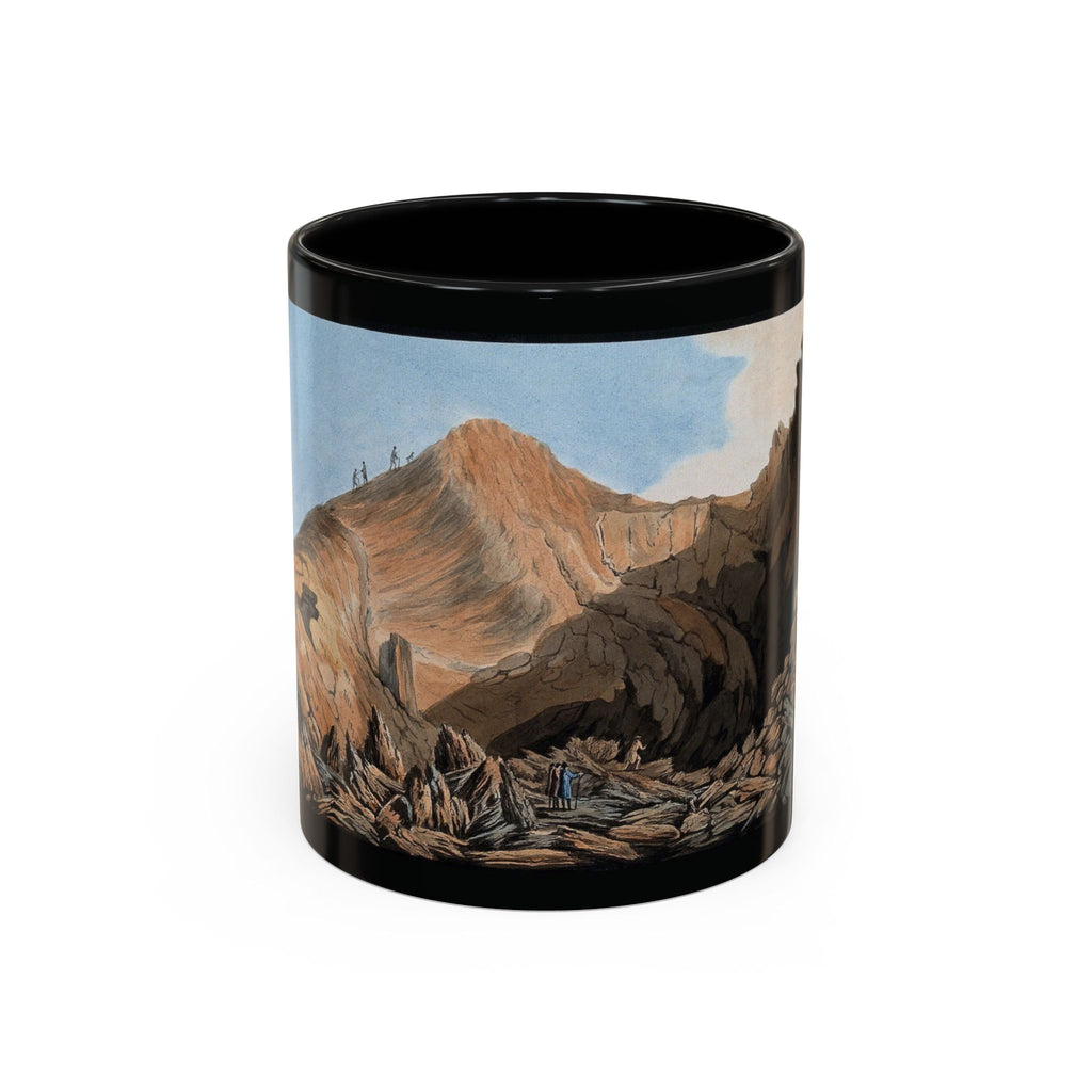 Scenic Mountain Landscape Coffee Mug — Vintage Canyon Art Accent Mug (11/15oz)
