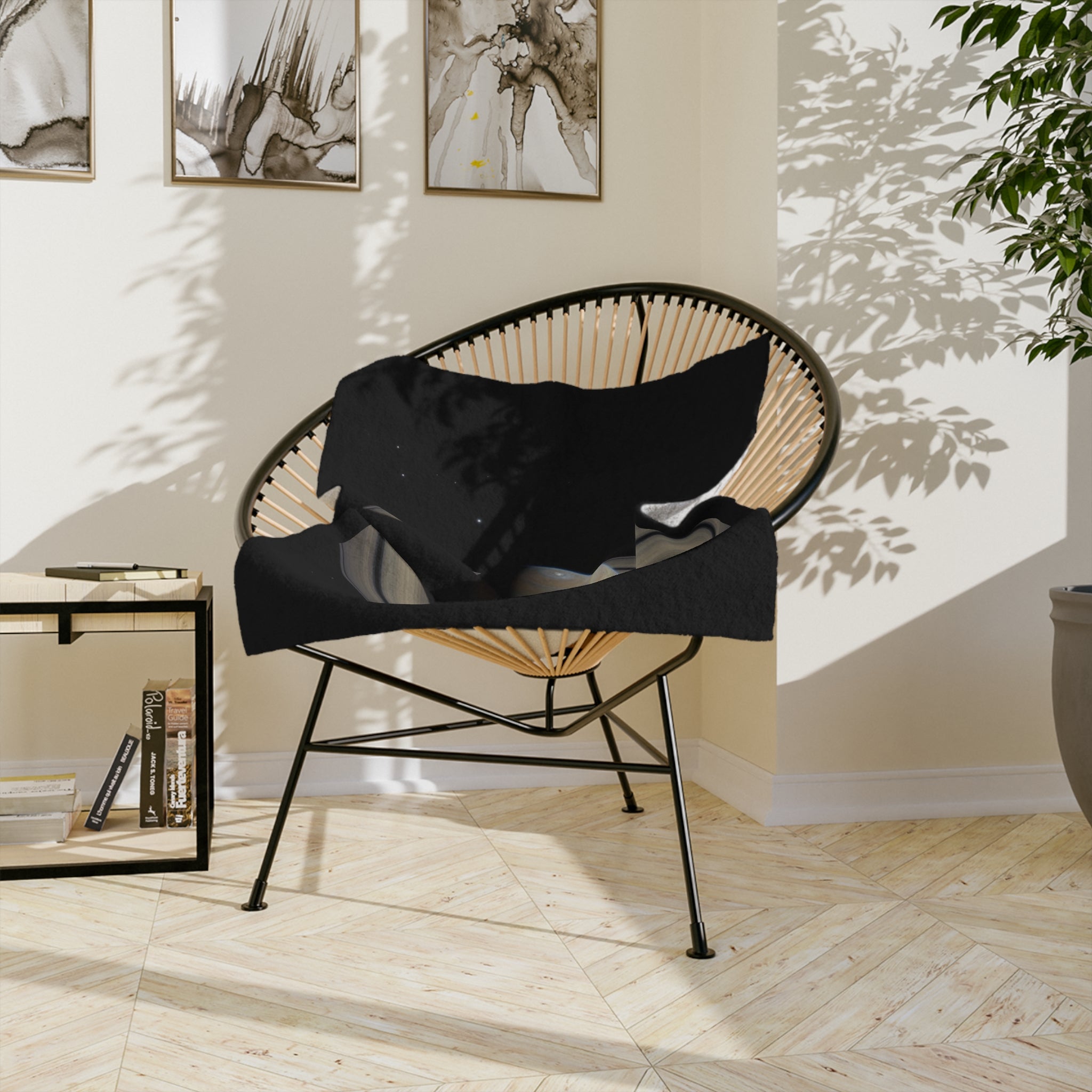 At Waffle's House — Velveteen Microfiber Astronomical Throw