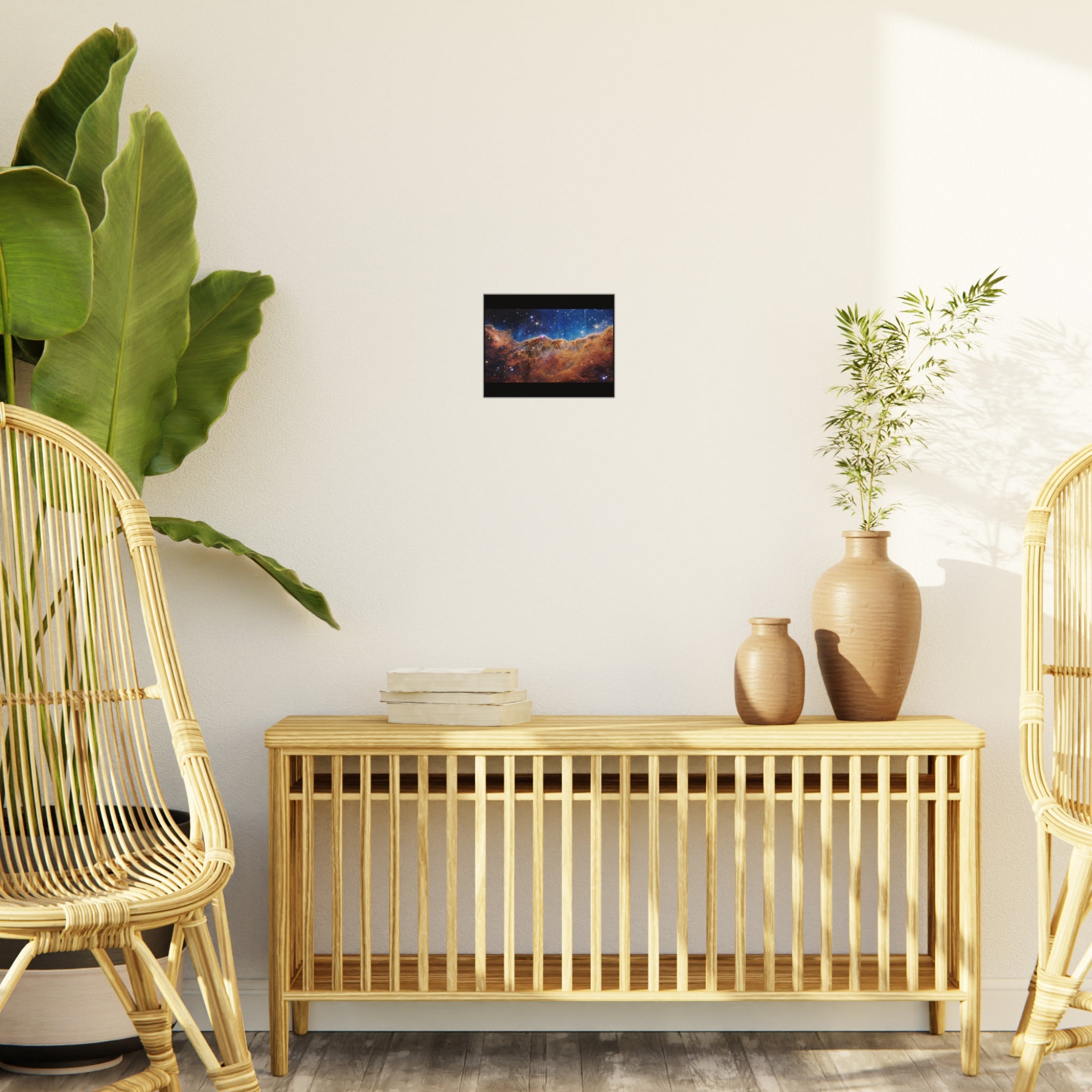 Space Nebula Foam Board Print – Cosmic Starscape Wall Art