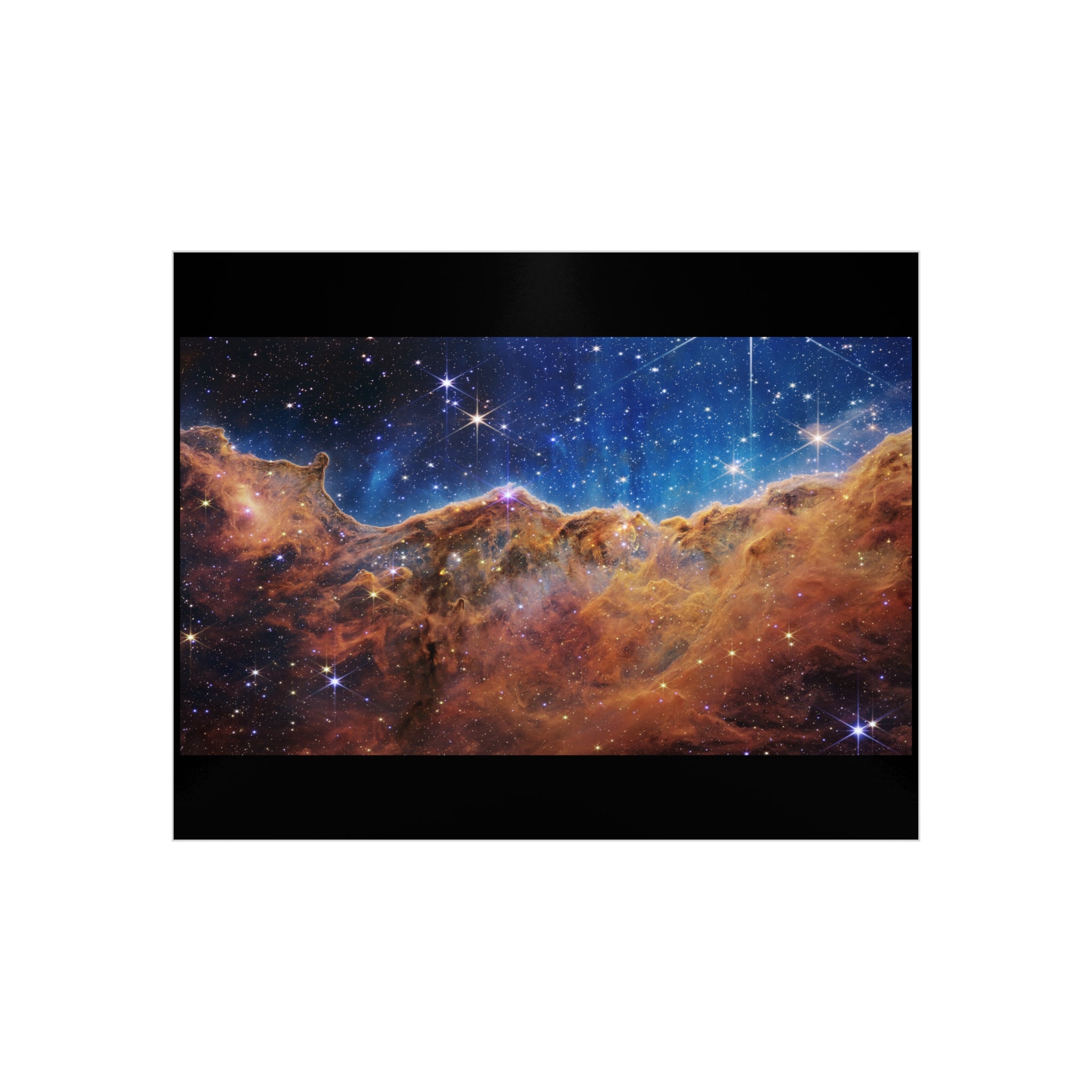 Space Nebula Foam Board Print – Cosmic Starscape Wall Art