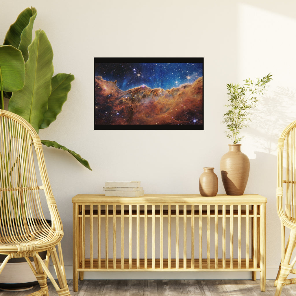 Space Nebula Foam Board Print – Cosmic Starscape Wall Art