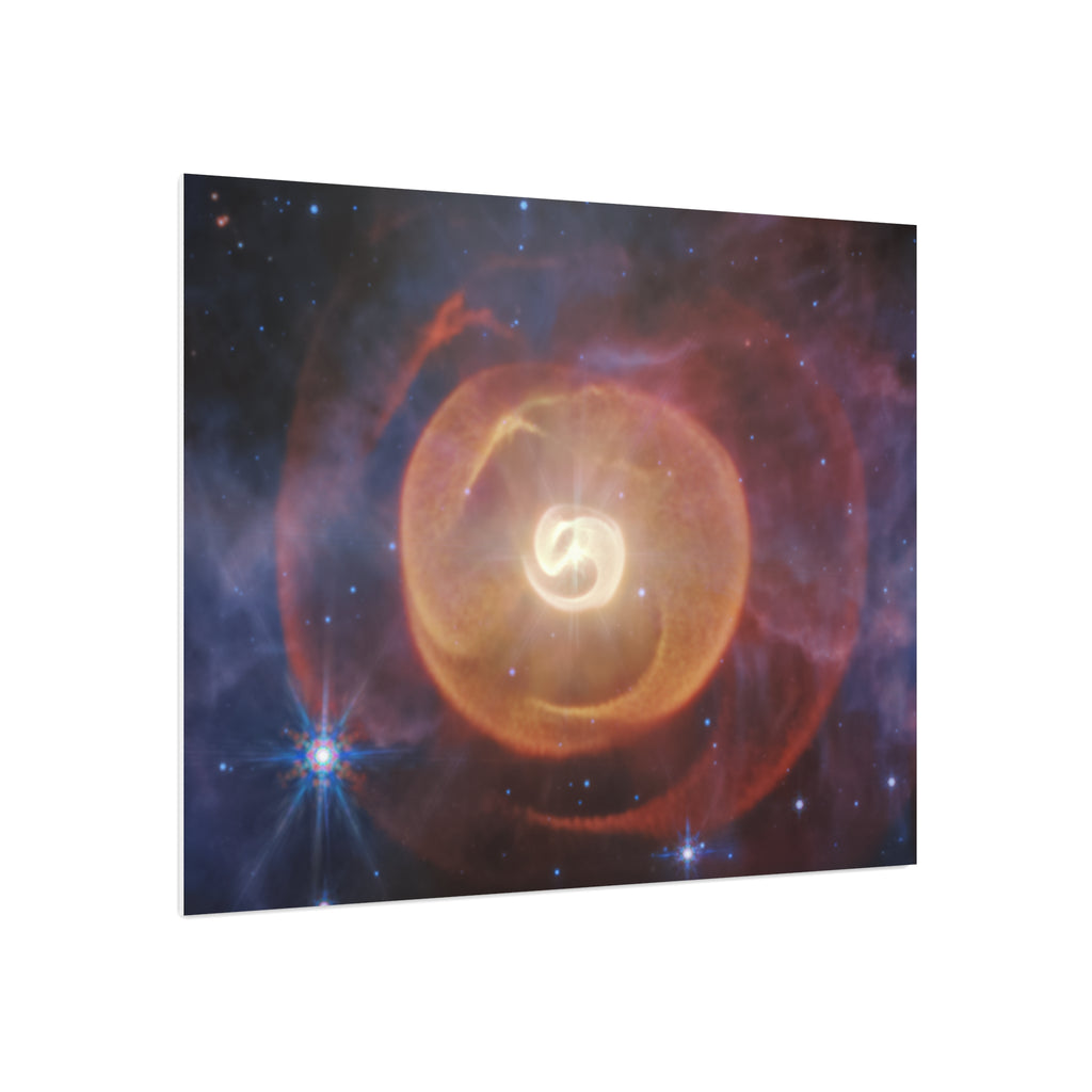 Cosmic Nebula Foam Board Print — Vibrant Space Art Wall Decor