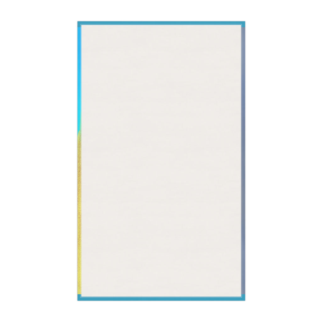 Coastal Sunrise Tea Towel — Beach Landscape Kitchen Towel