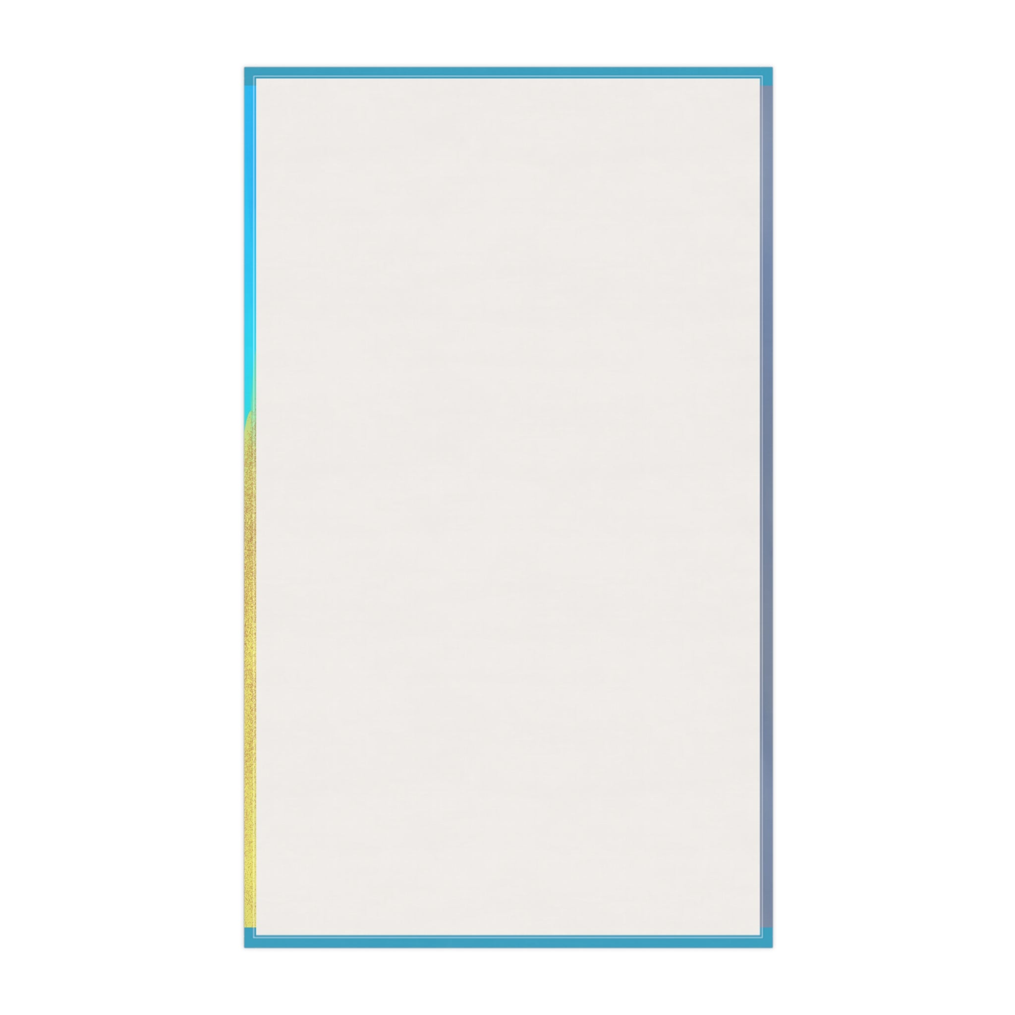 Coastal Sunrise Tea Towel — Beach Landscape Kitchen Towel