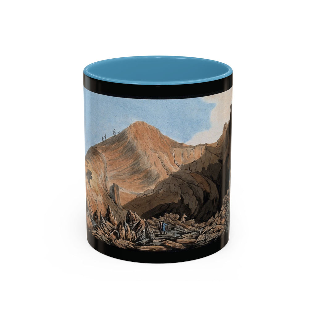 Scenic Mountain Landscape Coffee Mug — Vintage Canyon Art Accent Mug (11/15oz)
