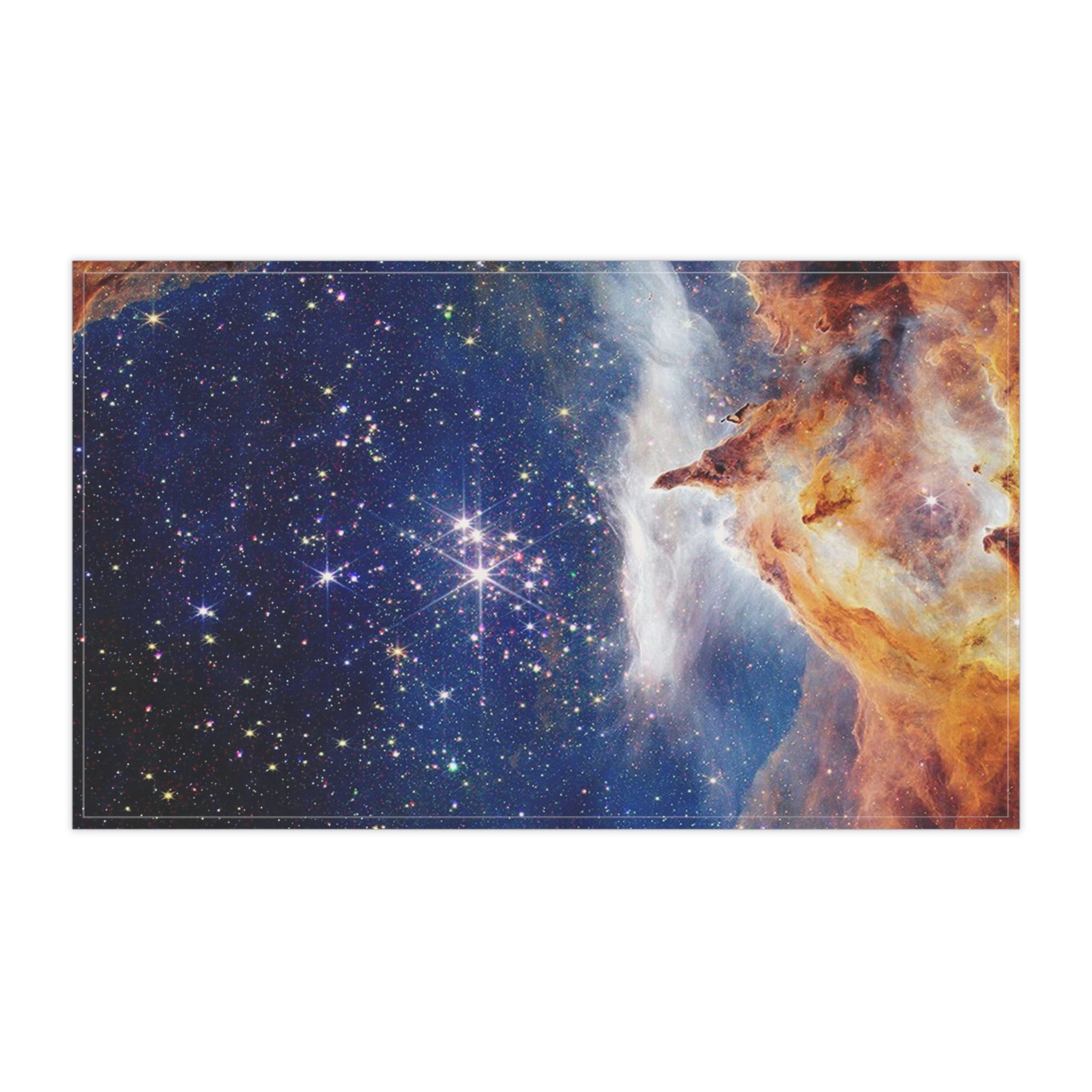 Celestial Nebula Tea Towel — Starfield Kitchen Towel