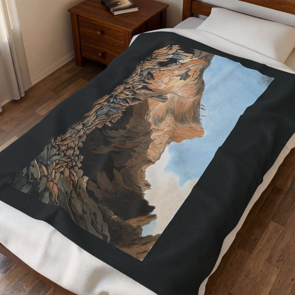 Peter Fabris Canyon Velveteen Plush Blanket