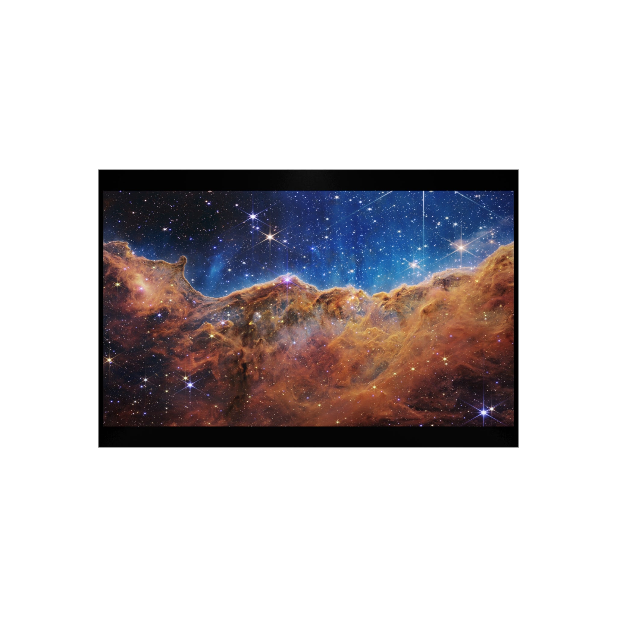 Space Nebula Foam Board Print – Cosmic Starscape Wall Art