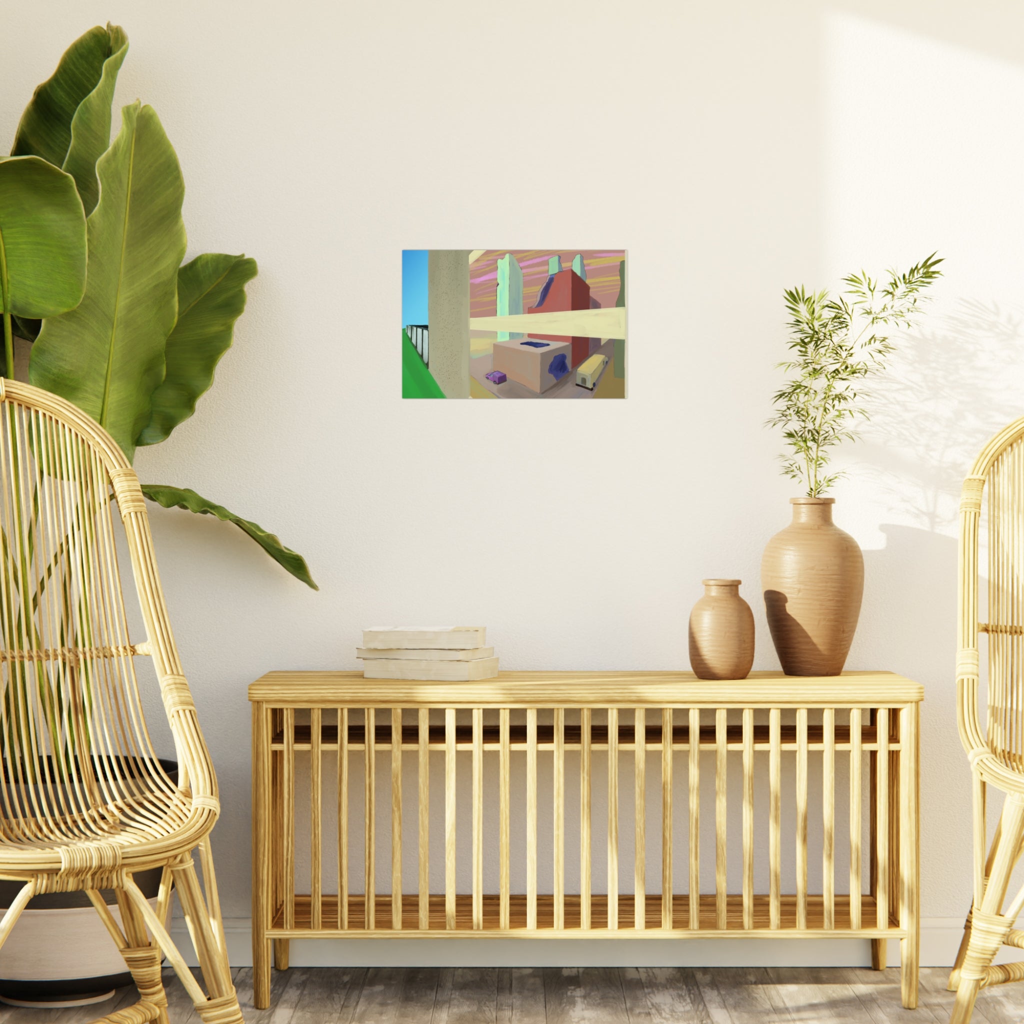 The Tale in the Common Room — Modern Urban Art Poster