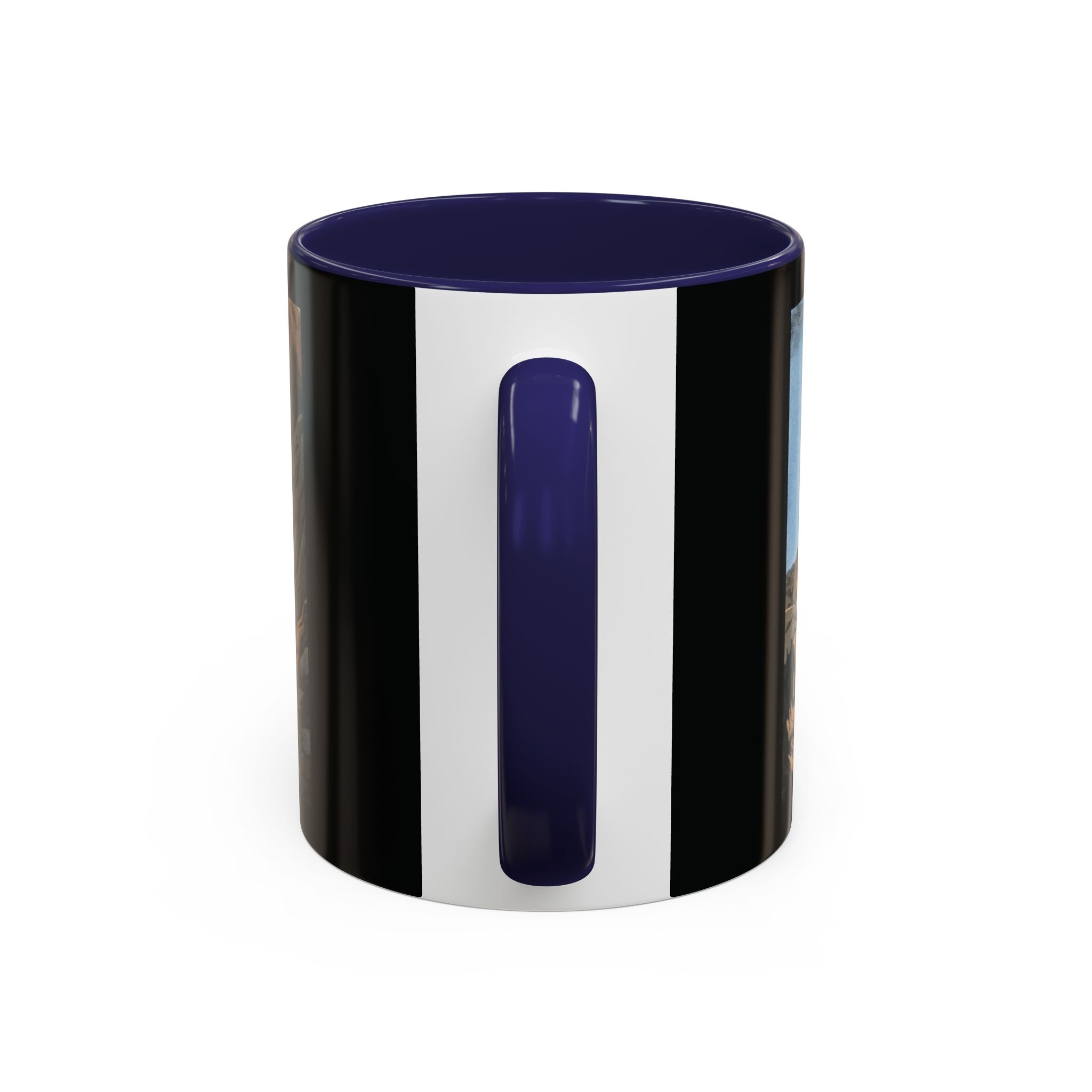 Scenic Mountain Landscape Coffee Mug — Vintage Canyon Art Accent Mug (11/15oz)