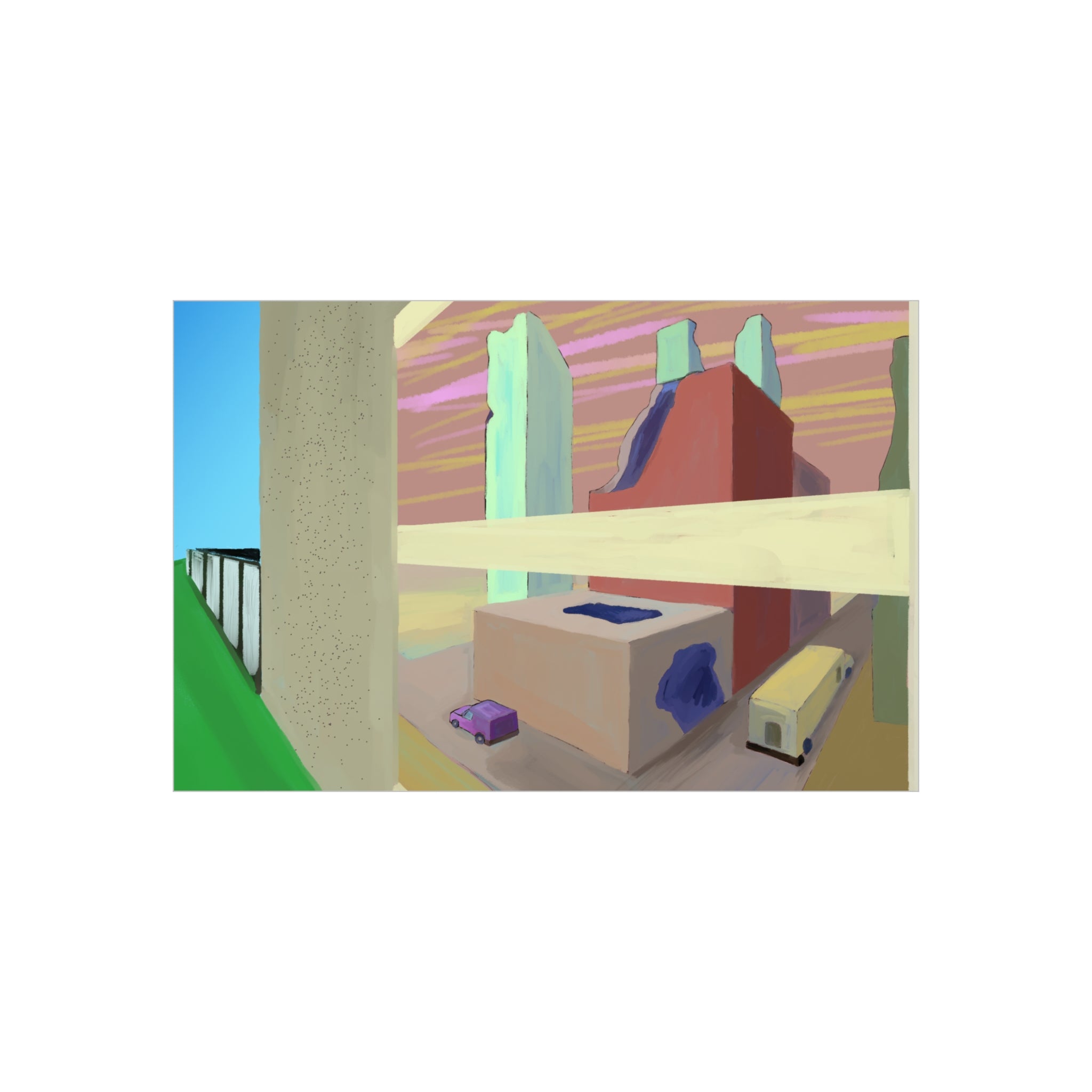 The Tale in the Common Room — Modern Urban Art Poster