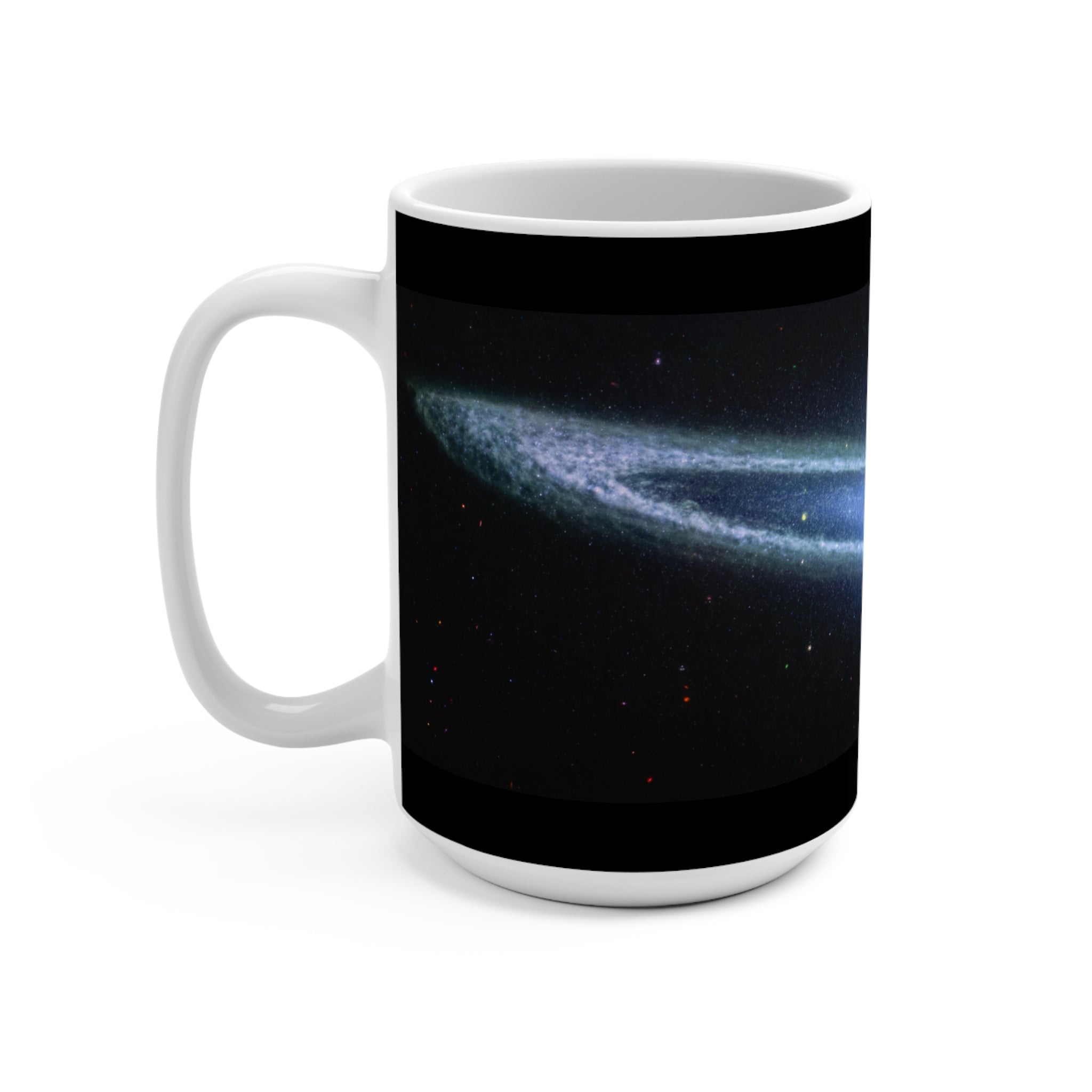 Galaxy Waves 15oz Coffee Mug — Space Nebula Ceramic Mug