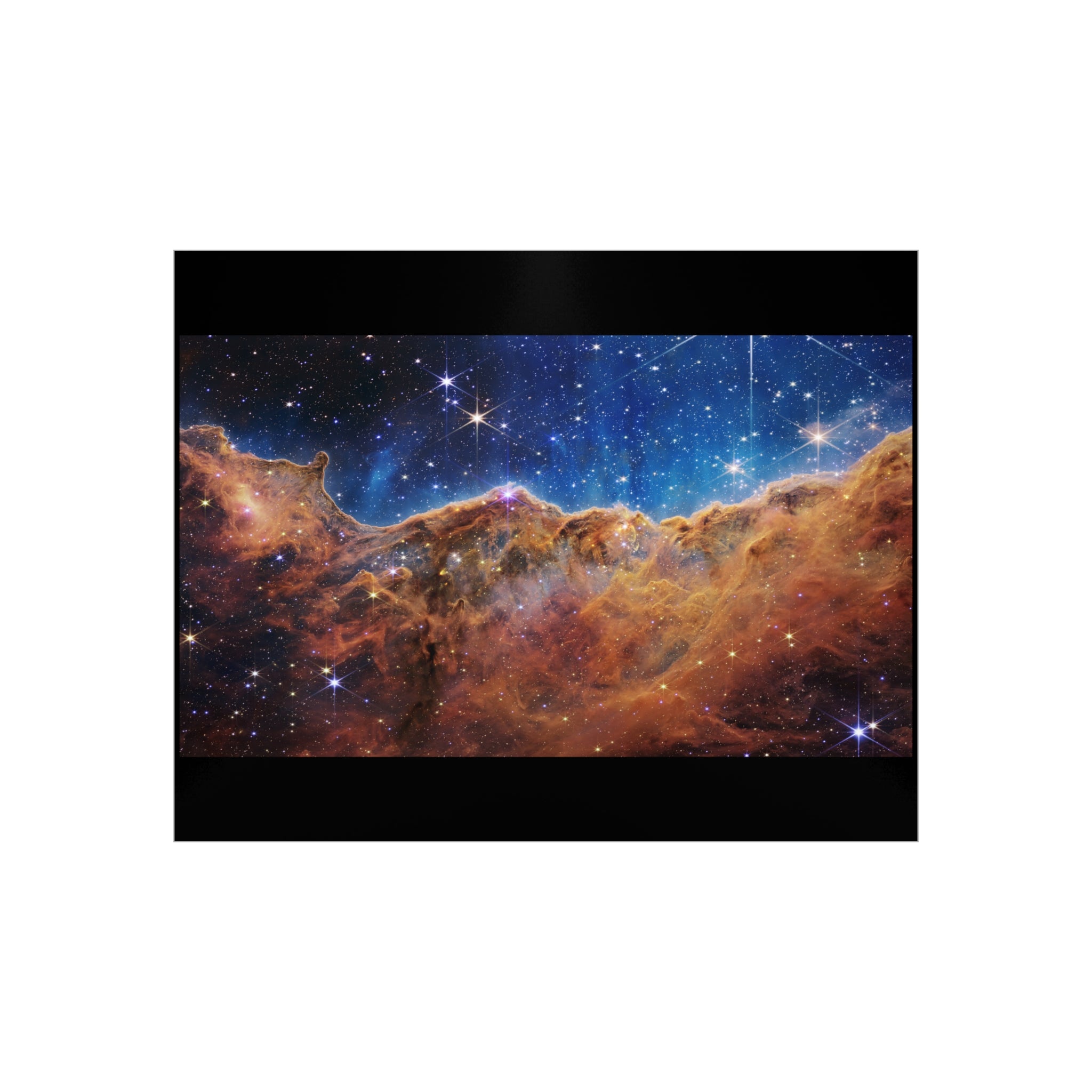 Space Nebula Foam Board Print – Cosmic Starscape Wall Art