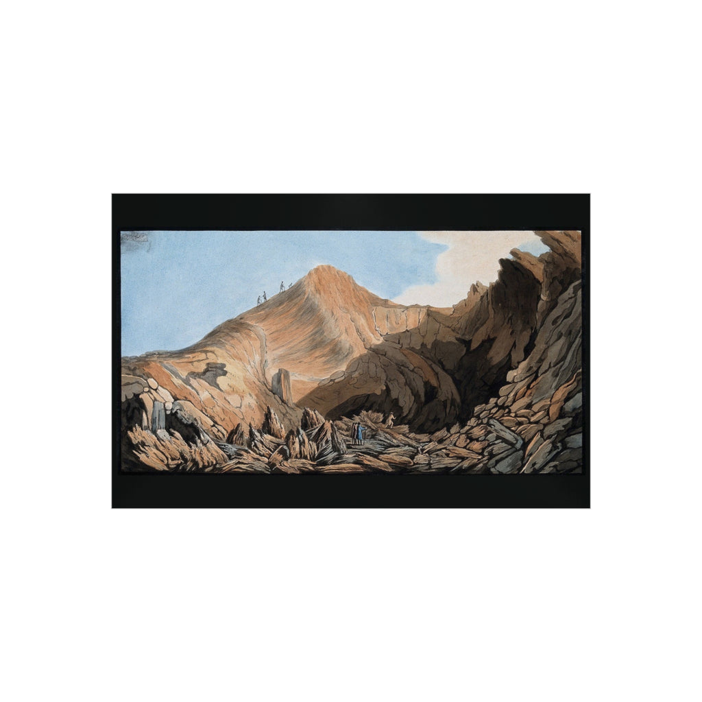 Foam Board - Vintage Mountain Landscape Print