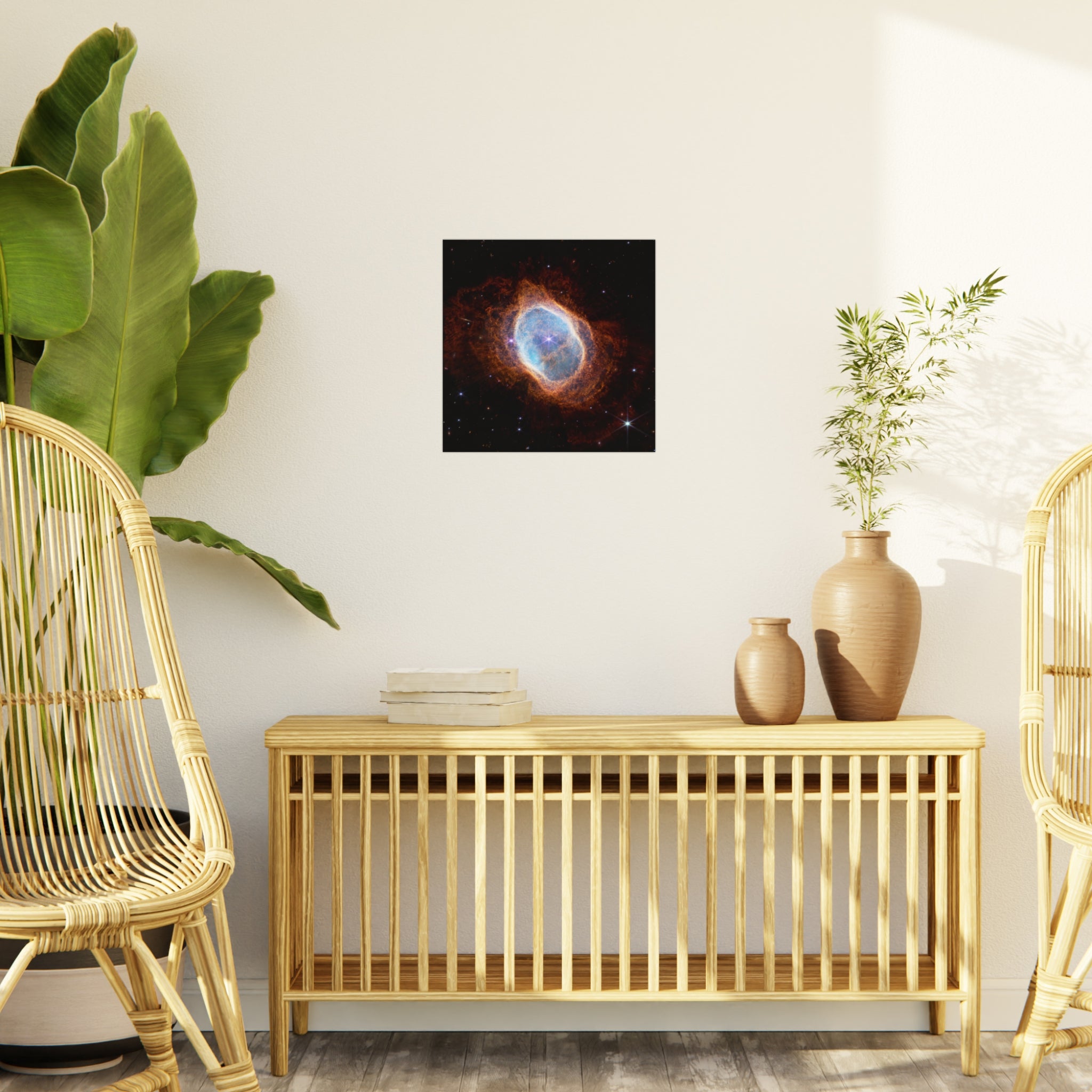 Nebula Space Foam Board - Colorful Planetary Nebula Wall Art