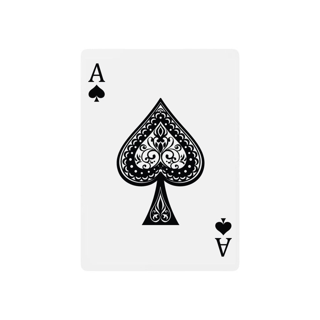Poker Playing Cards — "At Waffle's House" Custom Deck (Ace Spade Design)