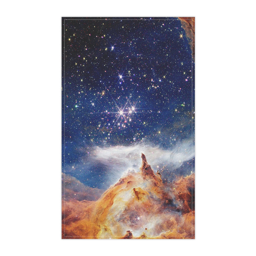 Celestial Nebula Tea Towel — Starfield Kitchen Towel
