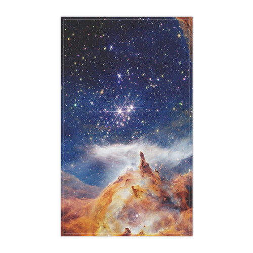 Celestial Nebula Tea Towel — Starfield Kitchen Towel