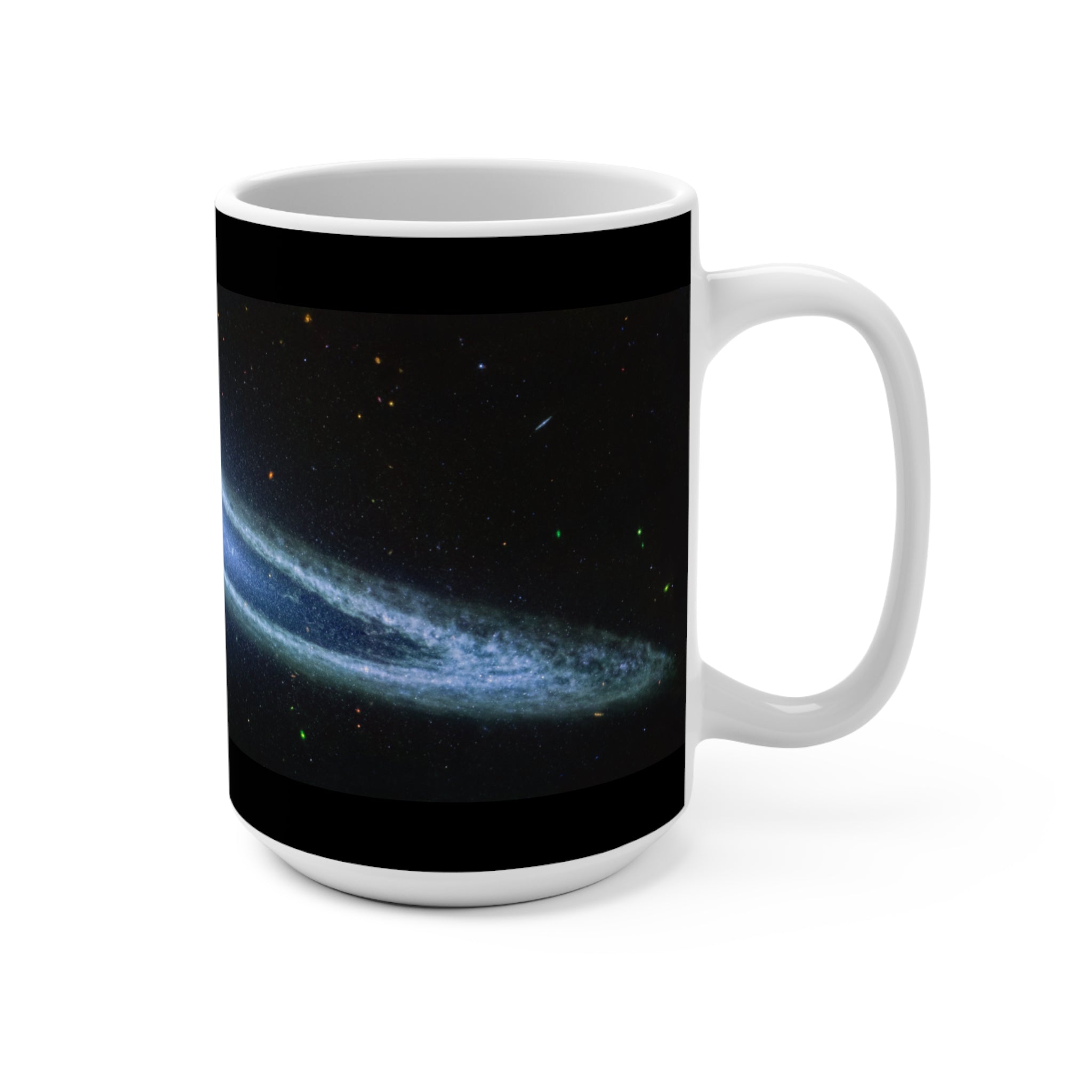 Galaxy Waves 15oz Coffee Mug — Space Nebula Ceramic Mug