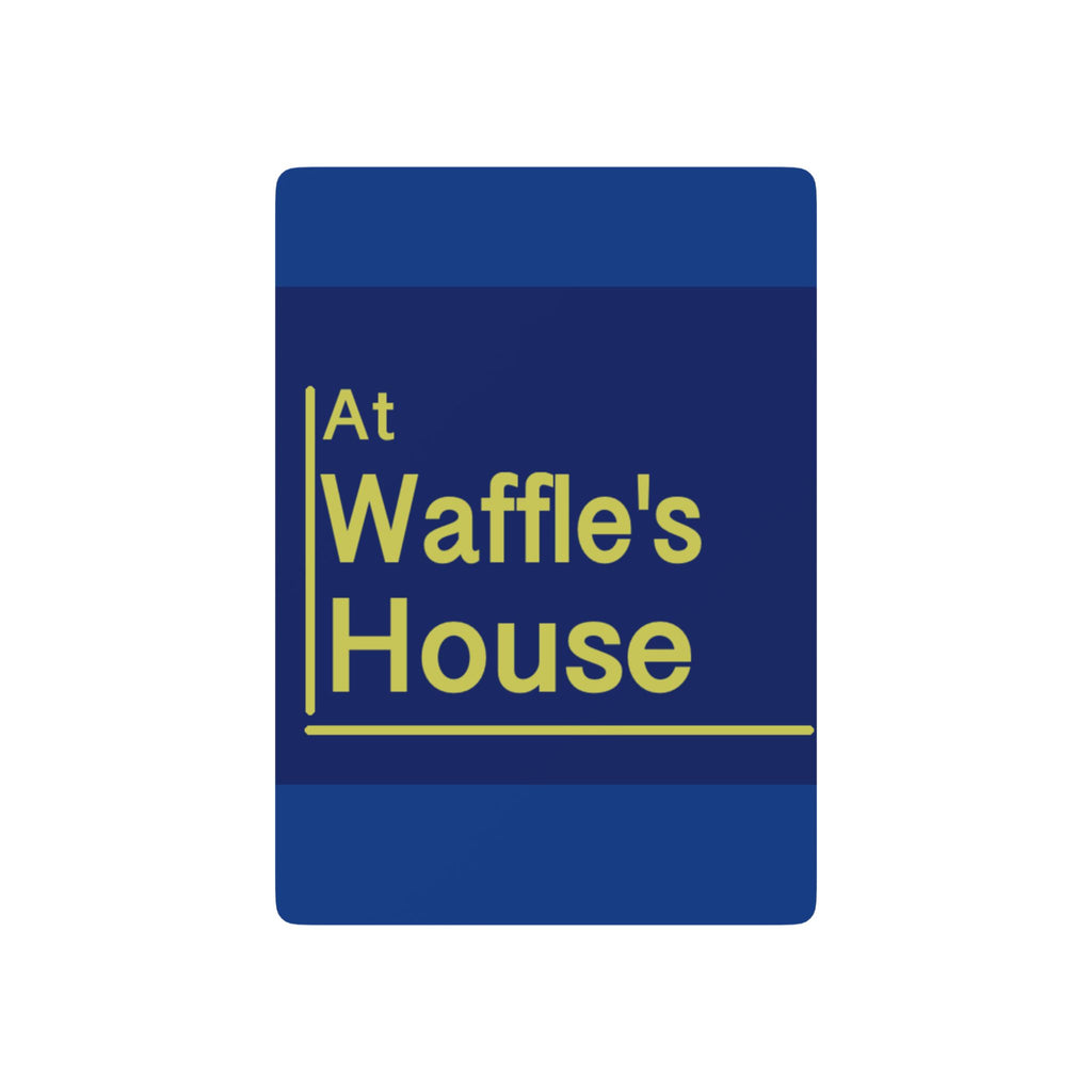Poker Playing Cards — "At Waffle's House" Custom Deck (Ace Spade Design)